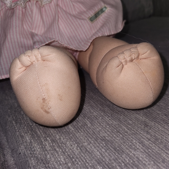 Vintage Cabbage Patch Kid Blonde Yarn Hair Green Eyes 1978,1982 - Picture 4 of 16